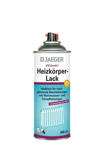 Heizkörperlackspray 400 ml, weiß hochglänzend