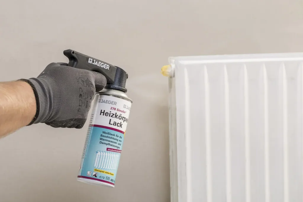 Heizkörperlackspray 400 ml, weiß hochglänzend
