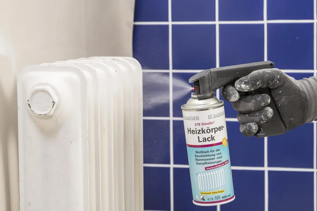 Heizkörperlackspray 400 ml, weiß hochglänzend