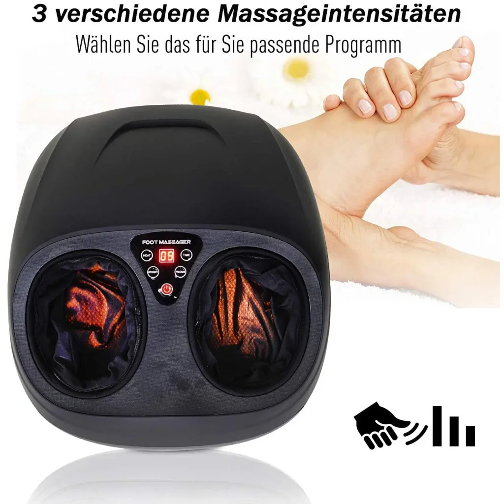 Fußmassagegerät mit Wärmefunktion