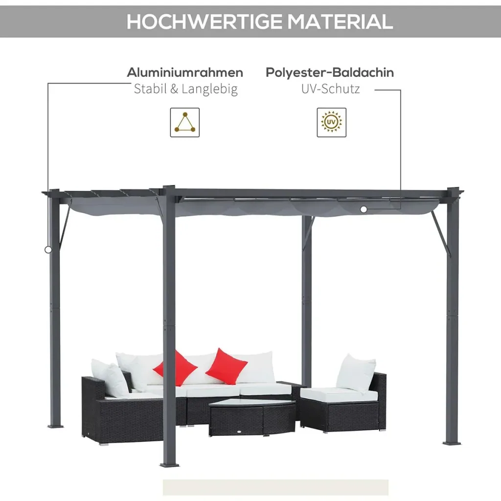 Pergola Pavillon Terrassenüberdach