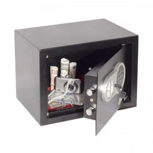 Elektronischer Safe - Stahl - 20 x 19,5 x 30,5 cm