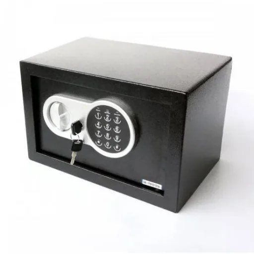 Elektronischer Safe - Stahl - 20 x 19,5 x 30,5 cm