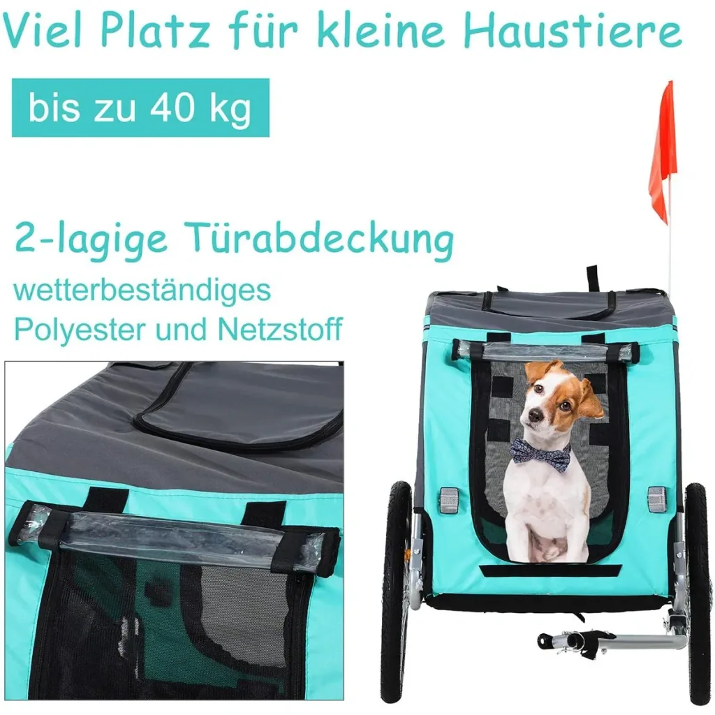 Fahrradanhänger für Hunde
