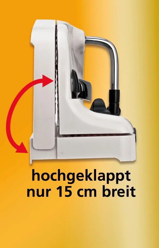 Brotschneidemaschine mit Handkurbel