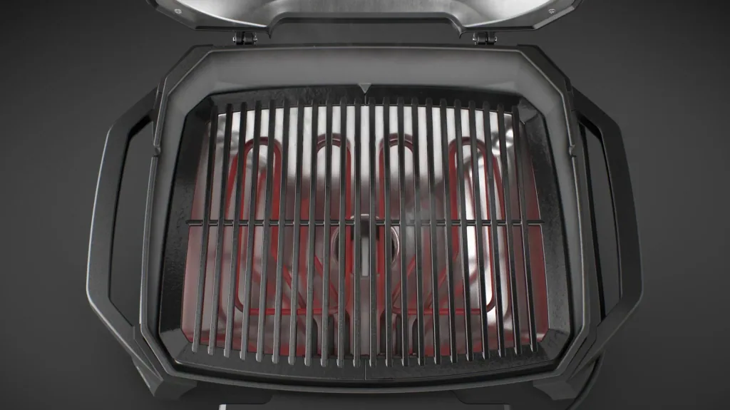 Elektrogrill PULSE 2000 Rollwagen, Black