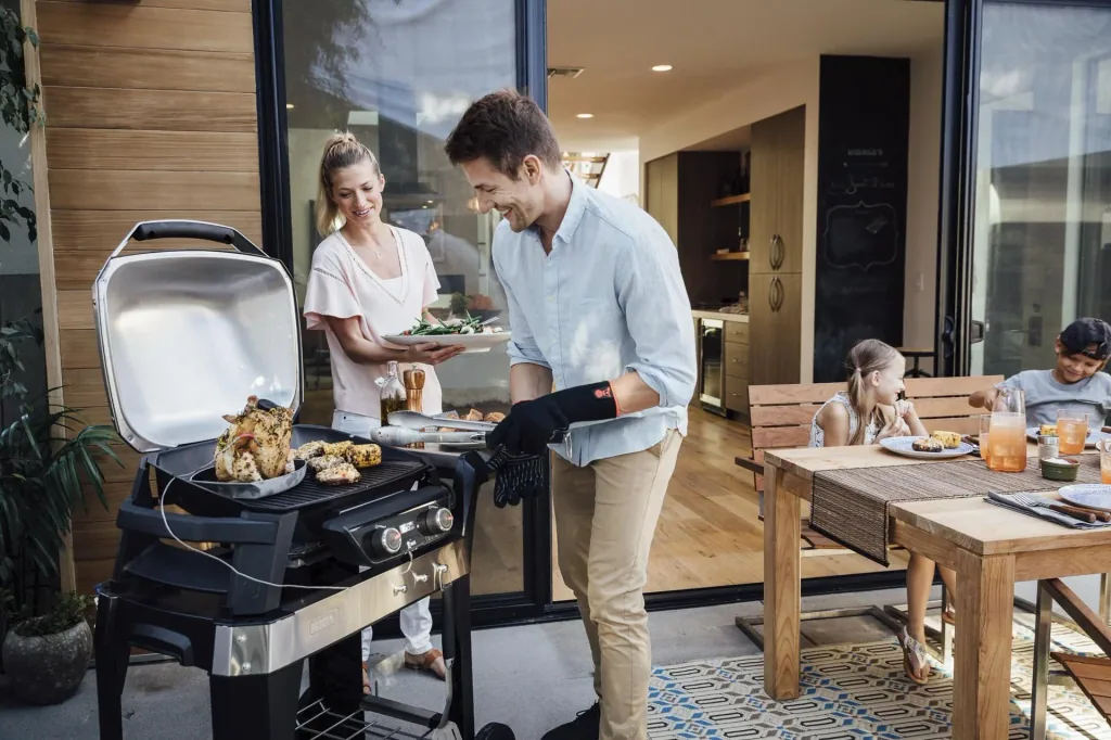 Elektrogrill PULSE 2000 Rollwagen, Black