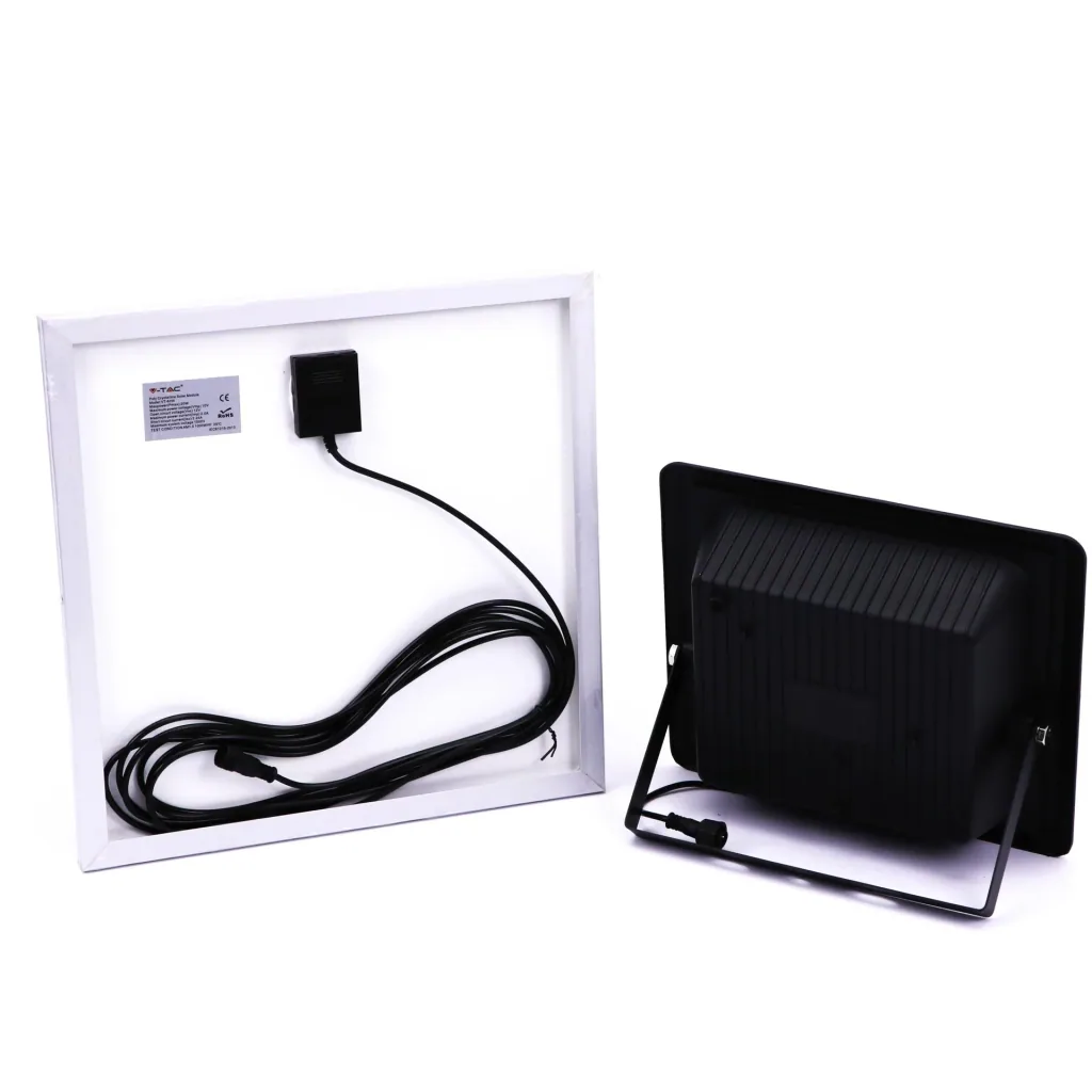 VT-60W Solarscheinwerfer mit separatem Solarpanel - 20W - 1650 Lumen - 4000K - Solarenergie