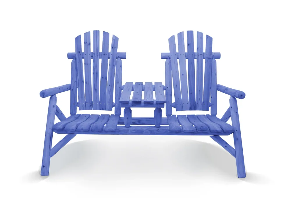 Bank 2-Sitzer mit Tisch Timber FSC 100%