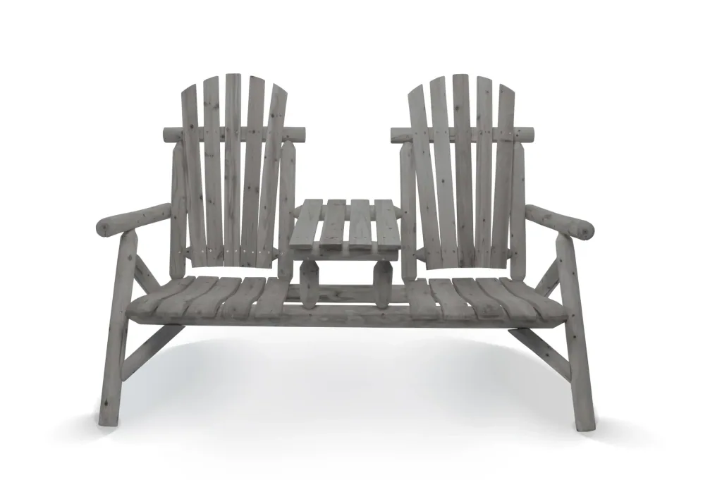 Bank 2-Sitzer mit Tisch Timber FSC 100%