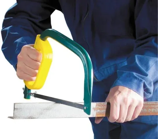 Hand - Bügelsäge, 390 mm mit 3 Sägeblättern
