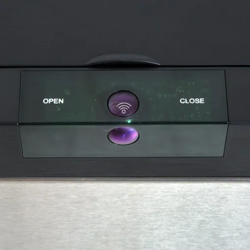 Mülleimer Automatik mit Infrarotsensor 52L Silber