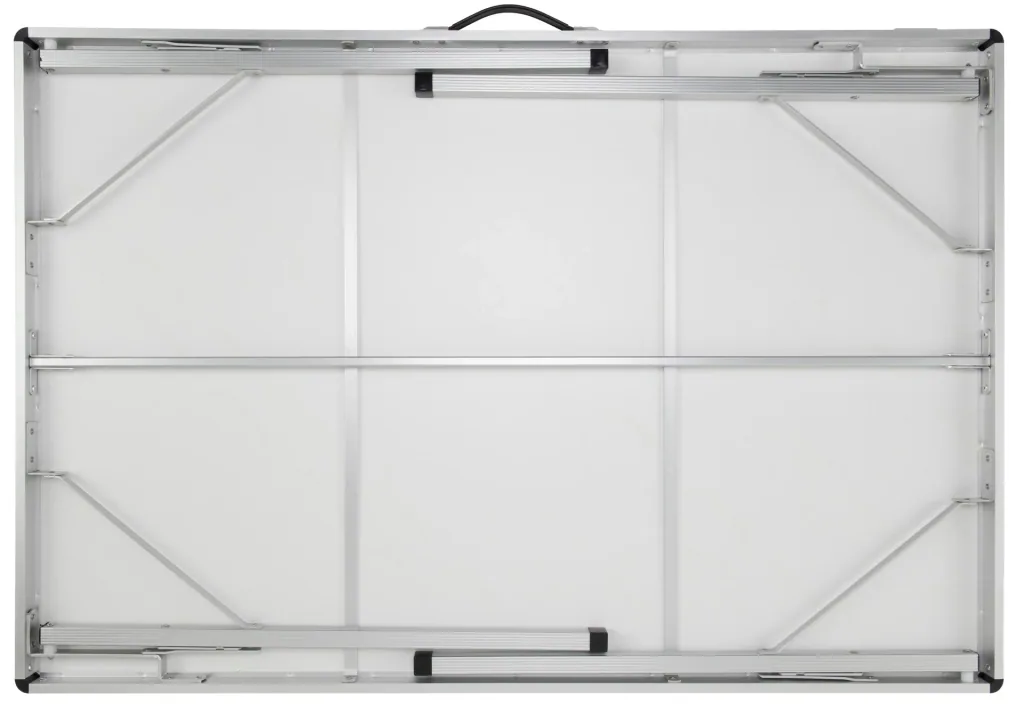 Campingtisch mit antimikrobieller Tischplatte, stabilem Rahmen, faltbaren Beinen und Tragegriff, 120 x 80 x 70 cm