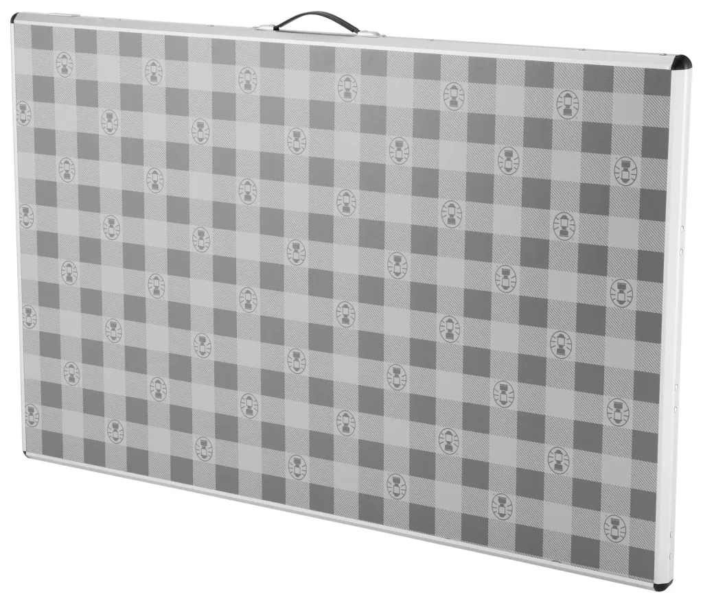 Campingtisch mit antimikrobieller Tischplatte, stabilem Rahmen, faltbaren Beinen und Tragegriff, 120 x 80 x 70 cm