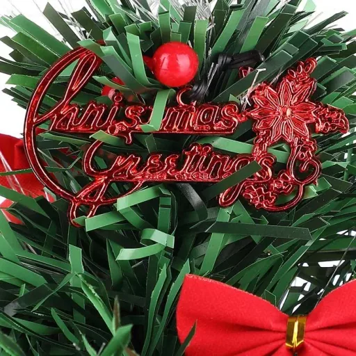 Weihnachtsbaum USB-Anschluss 26cm dekoriert