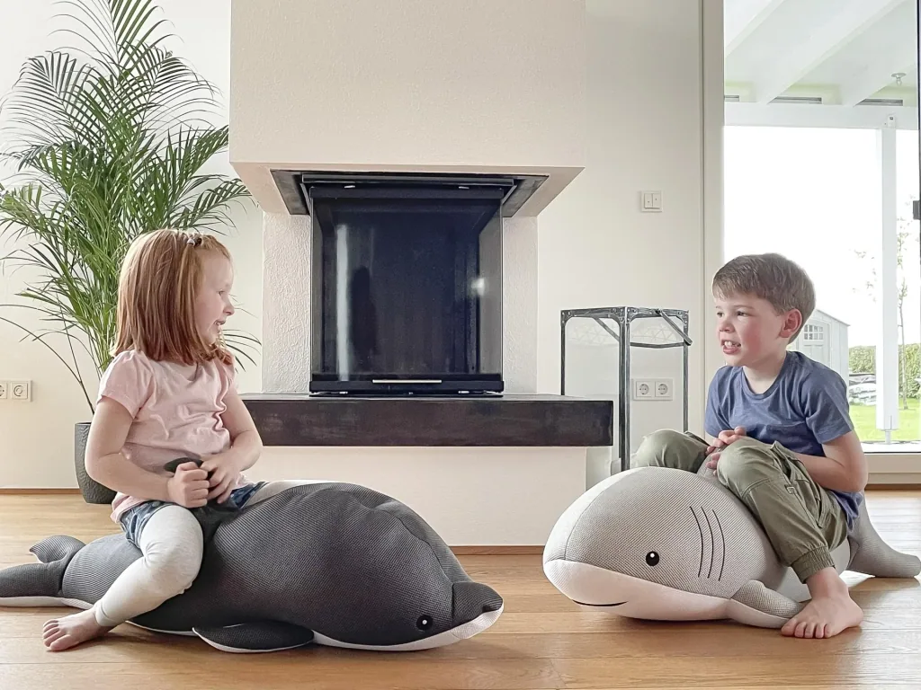 Westmann Pool Buddy Delfin grau, weiss