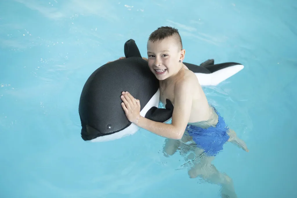Westmann Pool Buddy Delfin grau, weiss