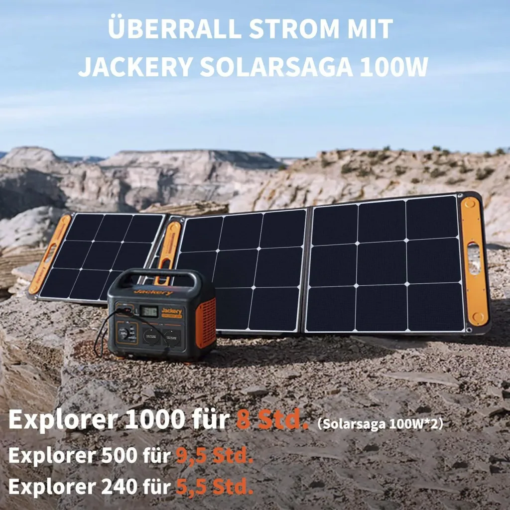Faltbares Solarpanel SolarSaga 100