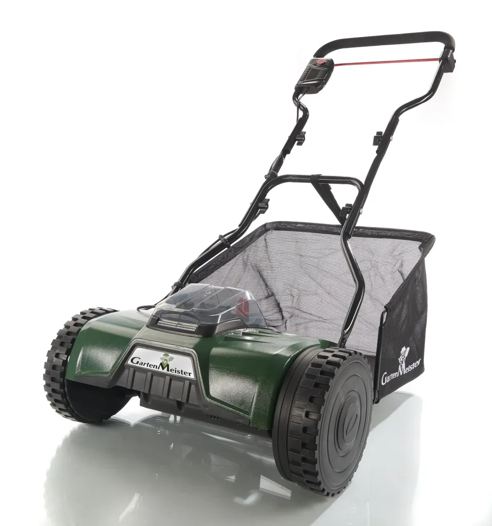 Akku-Walzenmäher „GM 38/18“, inklusive 18 Volt LI-ION-Akku 4,0 AH und Schnell-Ladegerät, Spar-Set