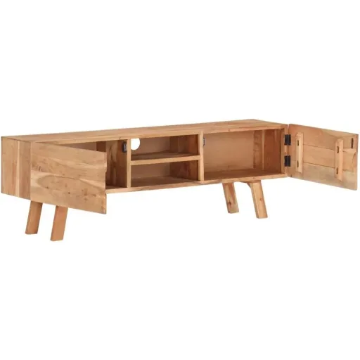 TV-Schrank 140x30x45 cm Akazienholz massiv