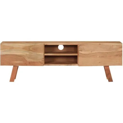 TV-Schrank 140x30x45 cm Akazienholz massiv