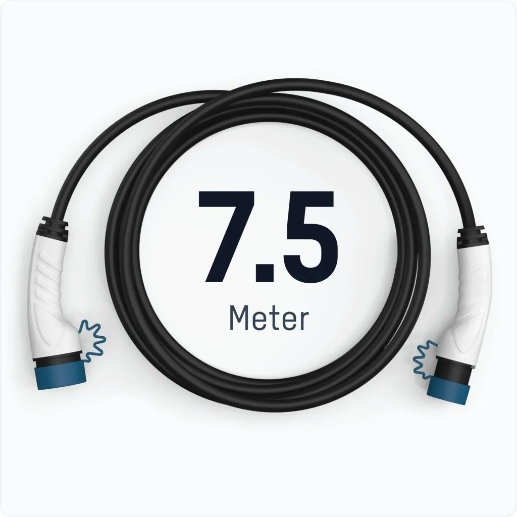 Autoladekabel 22KW TYP2 MODE 3 32A 750cm