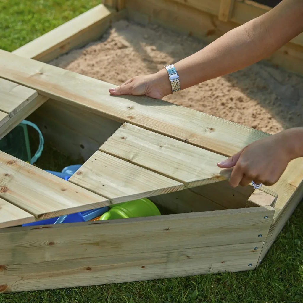Holz Sandkasten Kinderspielboot AHOY
