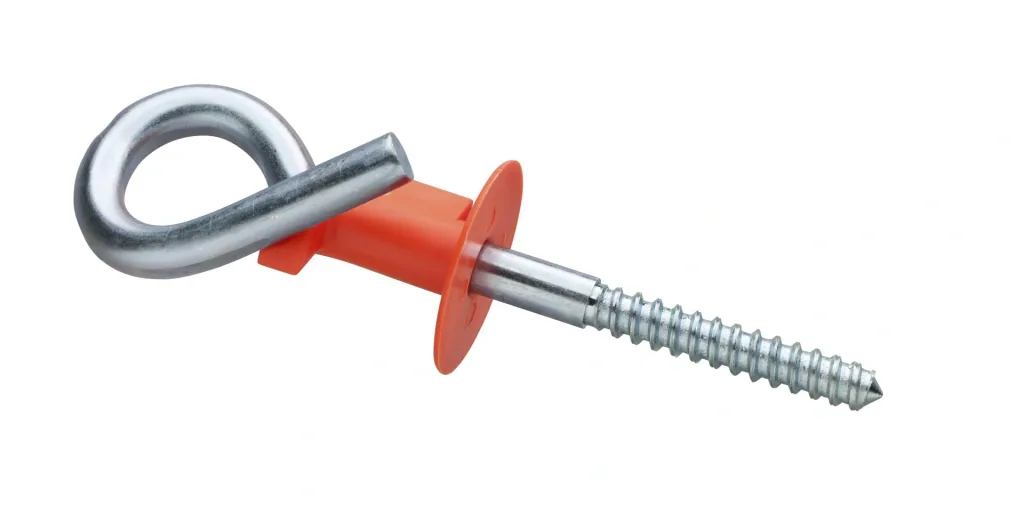 Schaukelhaken, Schaukelschraube mit Sicherheitsclip 20 cm für Rutschen und Schaukeln