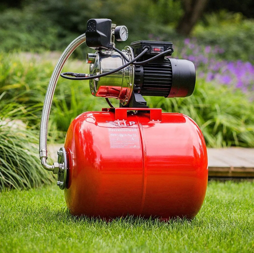 Hauswasserwerk HWW 1300/50 Plus TLS mit Trockenlaufschutz und 50 Liter Tank