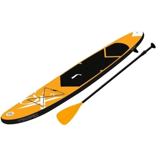 Special Edition Sup board set - 6-teilig mit FREE SUP Chair - bis zu 150 kg - 320 cm - Aufblasbar - Orange/Schwarz