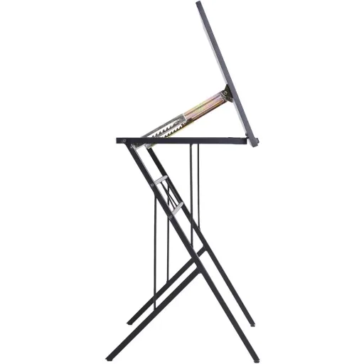 Laptoptisch neigbar Kinderschreibtisch Notebooktisch höhenverstellbar Schwarz 90 x 50 x (76 91) cm