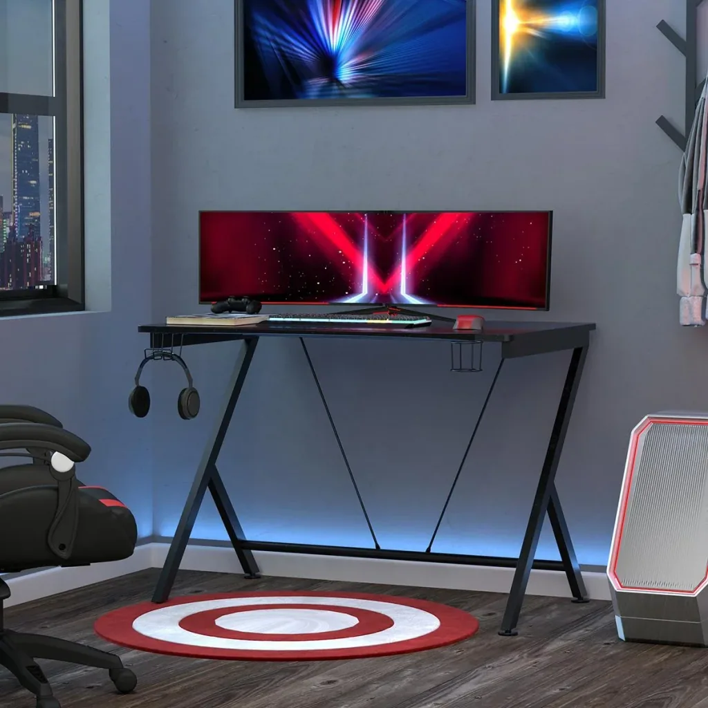 Gaming Tisch 108 cm x 66 cm x 77 cm