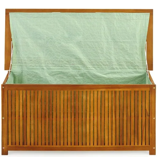 Stützkasten Akazienholz 117x50x59cm inkl. Innenplane