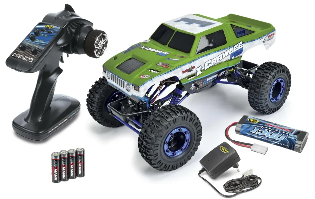 X-Crawlee XL 2.4G 100% RTR Grün, Maßstab 1:10