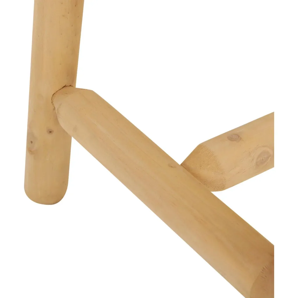 Holzhocker Garten Beistelltisch Gartentisch Kinderstuhl Allzweck Tannenholz Natur 50 x 50 x 48 cm