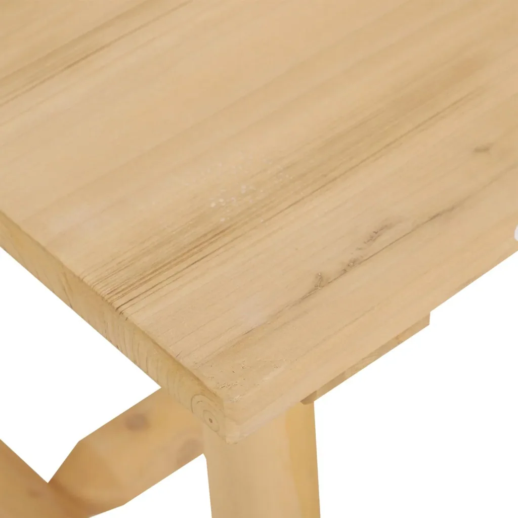 Holzhocker Garten Beistelltisch Gartentisch Kinderstuhl Allzweck Tannenholz Natur 50 x 50 x 48 cm