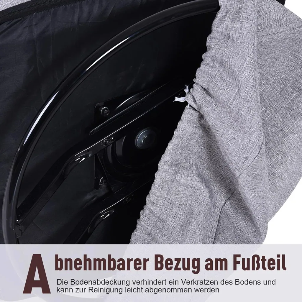 Bodenstuhl hellgrau
