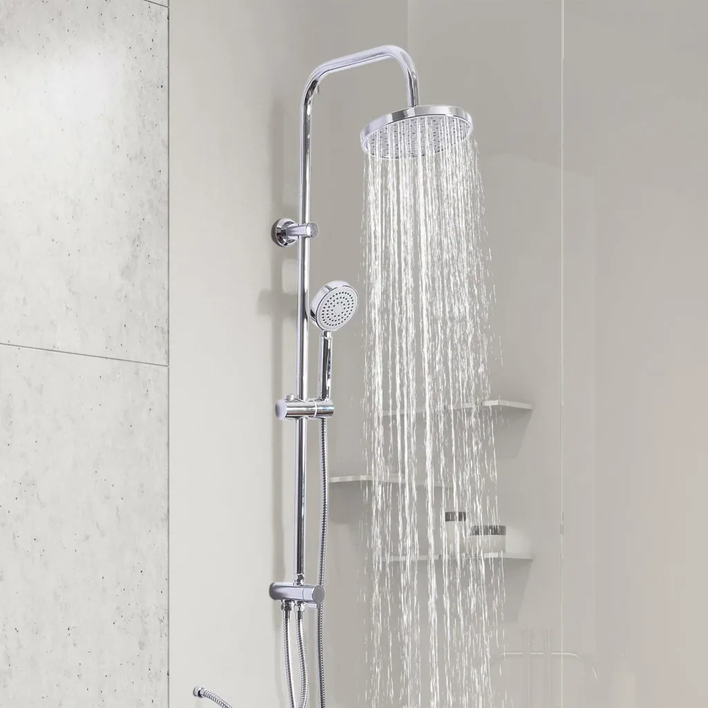 Duscharmatur Regendusche Duschsystem Silber L47 x B20 x H103 cm