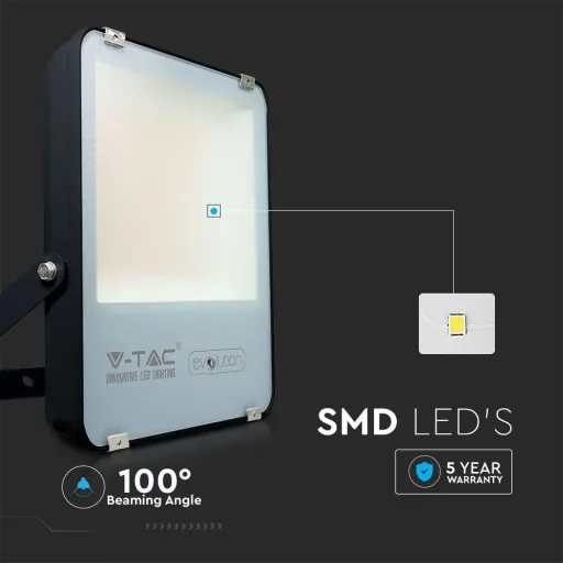 VT-49611 LED-Flutlichtstrahler - 100 W - 16000 Lm - 4000K - schwarz