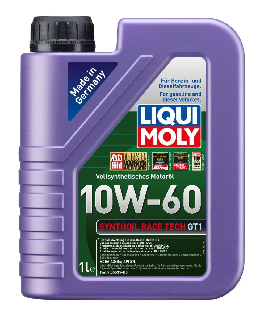 Synthoil Race Tech GT1 10W-60, 1 Liter