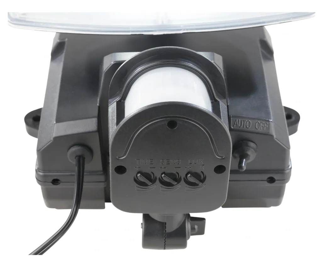 Solar LED Flutlichtstrahler mit 1000 Lumen mit Solarmodul und Bewegungssensor, IP44