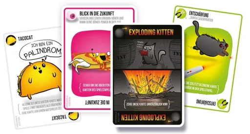 Gesellschaftsspiel Exploding Kittens Party-Pack