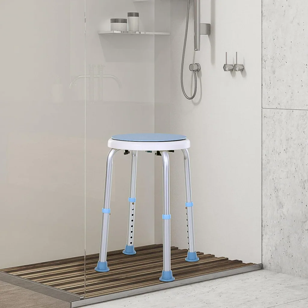 Badehocker mit drehbarem Sitz