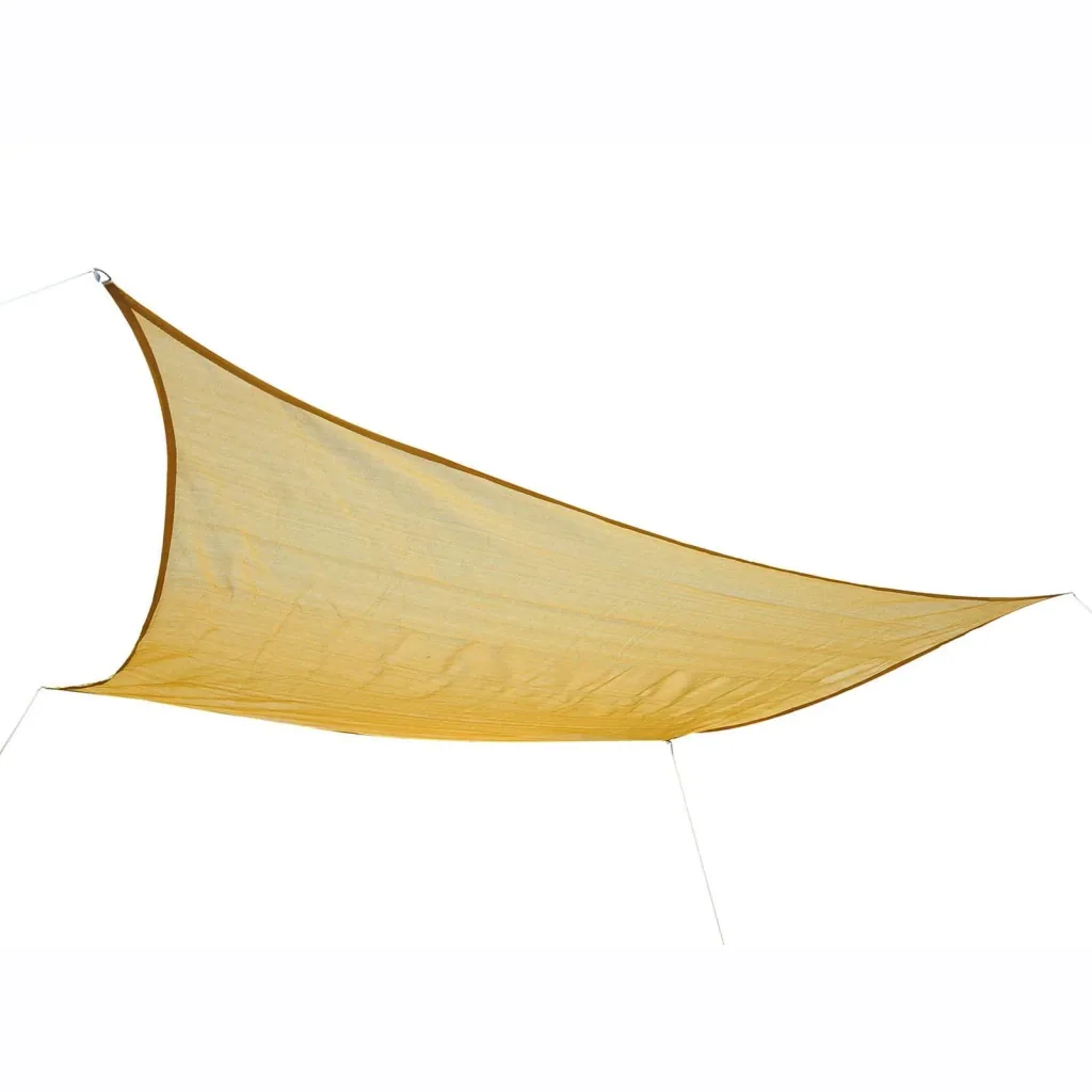 Ousunny Sonnensegel Sonnenschutz Rechteckig HDPE (Beige, 3x4m)