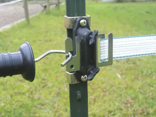 T-PostUniversallklammer Set mit Schraube (6 mm-Loch)