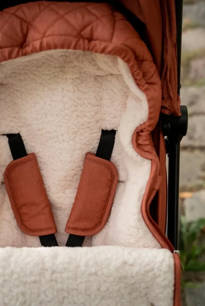 Little Dutch Fußsack, Winterfußsack, Babyfußsack - fur Kinderwagen, Rust