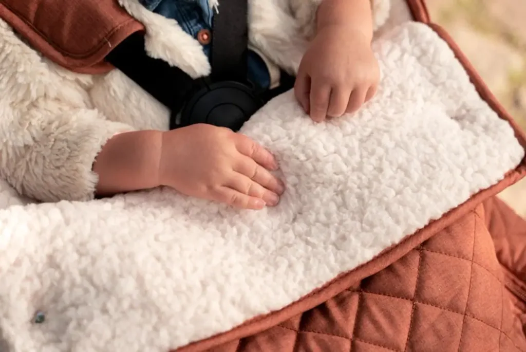 Little Dutch Fußsack, Winterfußsack, Babyfußsack - fur Kinderwagen, Rust