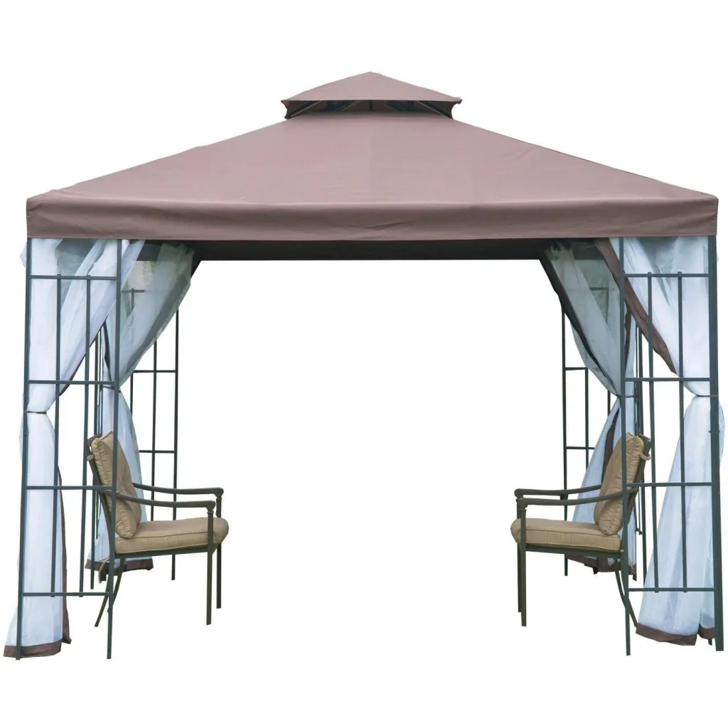 Gartenpavillon mit Doppeldach