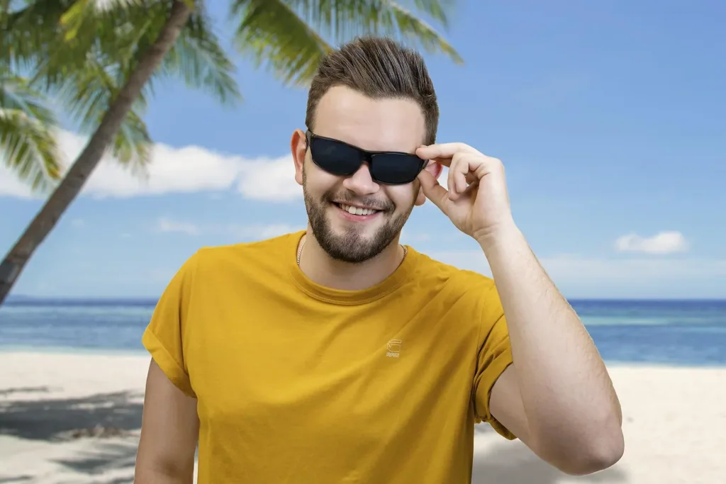 Polarisierte Sonnenbrille "HD Polar View", Schwarz