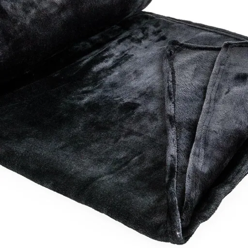 Premium-Decke schwarz - 300g/m²